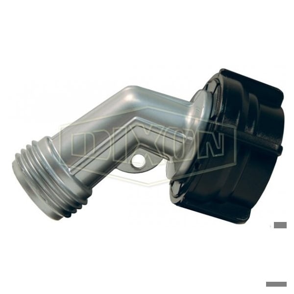 Dixon Garden Hose Gooseneck, Zinc, Domestic GHGN - main